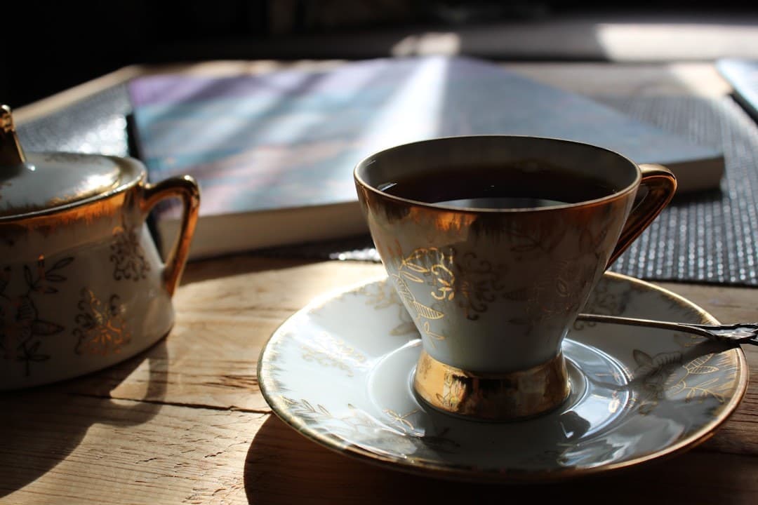 teacup on saucer